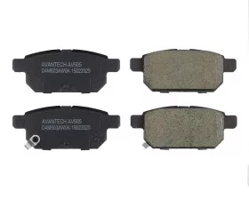 Колодки тормозные дисковые Avantech задние (противоскрипная пластина в компл.) Замена для арт. AV199