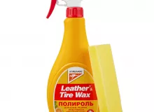 Полироль универсальный (кож.,рез.,пласт.) Leather & Tire Wax аромат апельсин грейпфрут, 500мл