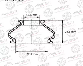 Пыльники деталей подвески Avantech (Кратность 1 шт.)