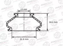 Пыльники деталей подвески Avantech (Кратность 1 шт.)