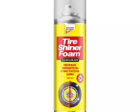 Пенный очиститель-чернитель шин Kangaroo Tire Shiner Clean&Black, 650 мл