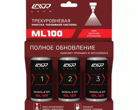 Трехуровневая очистка топливной системы ML100 3*120 мл