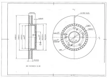 Диск тормозной передний AVANTECH
