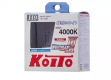 Лампа высокотемпературная Koito Whitebeam H9 12V 65W (120W) 4000K (комплект 2 шт.) Лампа высокотемпературная Koito Whitebeam H9 12V 65W (120W) 4000K (комплект 2 шт.)