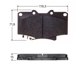 Колодки тормозные дисковые Avantech передние