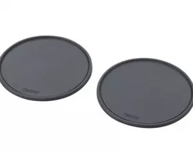 Коврик противоскользящий Carmate Non Slip Sheet, круглый, с бортом, диаметр 65 мм, 2 шт., черный