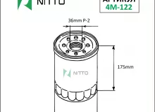 Фильтр масляный Nitto