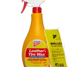 Полироль Супер блеск (кож.,рез.,пласт.) Leather & Tire Wax Super Gloss, 500мл