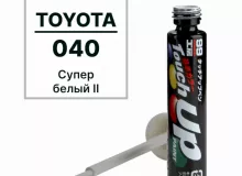 Краска TOYOTA 040 для ремонта сколов и царапин Soft99 TOUCH UP PAINT, флакон с кисточкой, 12 мл