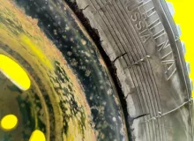 Колесо на диске В СБОРЕ 8x285 c шиной И-281 У-4 280/80R20