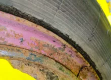 Колесо на диске В СБОРЕ 8x285 c шиной И-281 У-4 280/80R20
