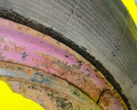 Колесо на диске В СБОРЕ 8x285 c шиной И-281 У-4 280/80R20