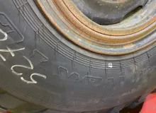 Колесо на диске Газ 6x222.25 c шиной Nortec 315/95R18