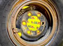 Колесо на диске Газ 6x222.25 c шиной Nortec 315/95R18
