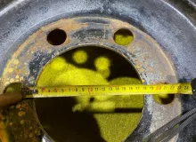 Колесо на диске Газ 6x222.25 c шиной Nortec 315/95R18