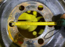 Колесо на диске Газ 6x222.25 c шиной Nortec 315/95R18