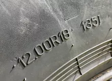 Колесо на диске Газ 6x222.25 c шиной Nortec 12.00/R18