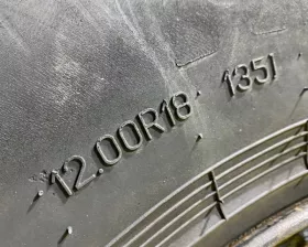 Колесо на диске Газ 6x222.25 c шиной Nortec 12.00/R18