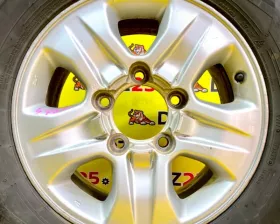 Колеса на дисках Toyota 5x150 c шинами Dunlop 275/65R17