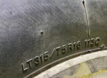 Колесо на диске Bradley 6x139.7 c шиной Yokohama 315/75R16