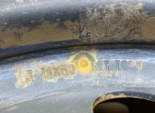 Колеса на дисках Nissan 4x114.3 c шинами Dunlop 165/80R14