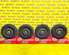 Колеса на дисках Nissan 4x114.3 c шинами Dunlop 165/80R14