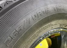 Колеса на дисках Toyota 5x150 c шинами Goodyear 265/70R16