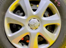 Колеса на дисках Mitsubishi 5x114.3 c шинами Bridgestone 215/70R16