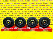 Колеса на дисках Nissan 4x114.3 c шинами Dunlop 165/80R14