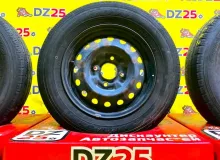Колеса на дисках Nissan 4x114.3 c шинами Dunlop 165/80R14