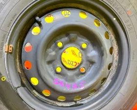 Колесо на диске Nissan 4x114.3 c шиной Toyo 165/80R14