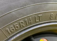 Колесо на диске Nissan 4x114.3 c шиной Toyo 165/80R14