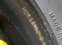 Колесо на диске Nissan 5x114.3 c шиной Dunlop 185/80R14