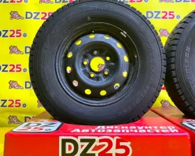 Колеса на дисках Nissan 5x114.3 c шинами Dunlop 185/80R14