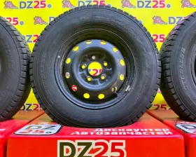 Колеса на дисках Nissan 5x114.3 c шинами Dunlop 185/80R14