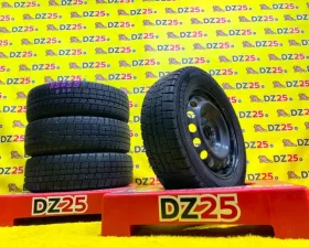 Колеса на дисках Toyota 5x100 c шинами Dunlop 185/60R15