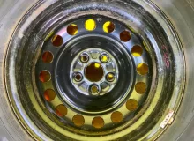 Колеса на дисках Toyota 5x100 c шинами Dunlop 185/60R15