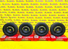 Колеса на дисках Toyota 5x100 c шинами Dunlop 185/60R15