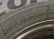 Колеса на дисках Toyota 5x100 c шинами Bridgestone 185/60R15