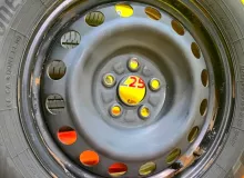 Колеса на дисках Toyota 5x100 c шинами Bridgestone 185/60R15
