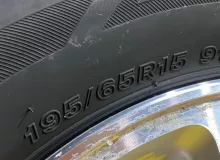 Колеса на дисках Toyota 5x100 c шинами Bridgestone 195/65R15