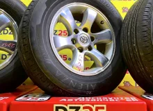Колеса на дисках Toyota 6x139.7 c шинами Bridgestone 265/65R17