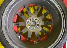 Колеса на дисках Toyota Gs 5x100 c шинами Bridgestone 215/40R18