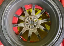 Колеса на дисках Toyota Gs 5x100 c шинами Bridgestone 215/40R18