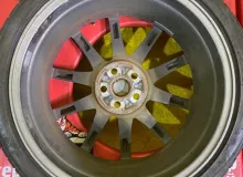Колеса на дисках Toyota Gs 5x100 c шинами Bridgestone 215/40R18