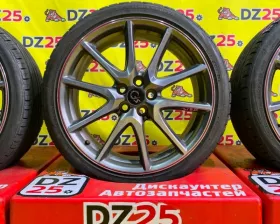 Колеса на дисках Toyota Gs 5x100 c шинами Bridgestone 215/40R18