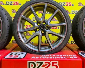 Колеса на дисках Toyota Gs 5x100 c шинами Bridgestone 215/40R18
