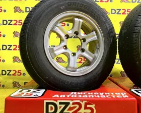 Колеса на дисках Toyota 6x139.7 c шинами Bridgestone 195/80R15
