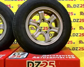 Колеса на дисках Toyota 6x139.7 c шинами Bridgestone 195/80R15