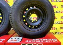 Колеса на дисках Toyota 6x139.7 c шинами Yokohama 195/80R15